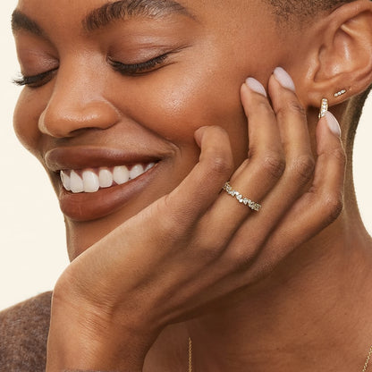 Olivetta Eternity Lab Diamond Ring