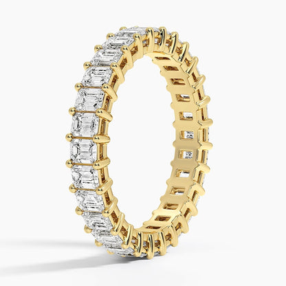 Emerald Eternity Lab Diamond Ring (2 ct. tw.)
