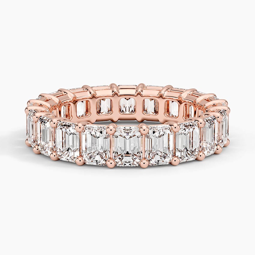Emerald Eternity Lab Diamond Ring (5 ct. tw.)