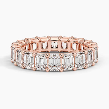 Emerald Eternity Lab Diamond Ring (5 ct. tw.)