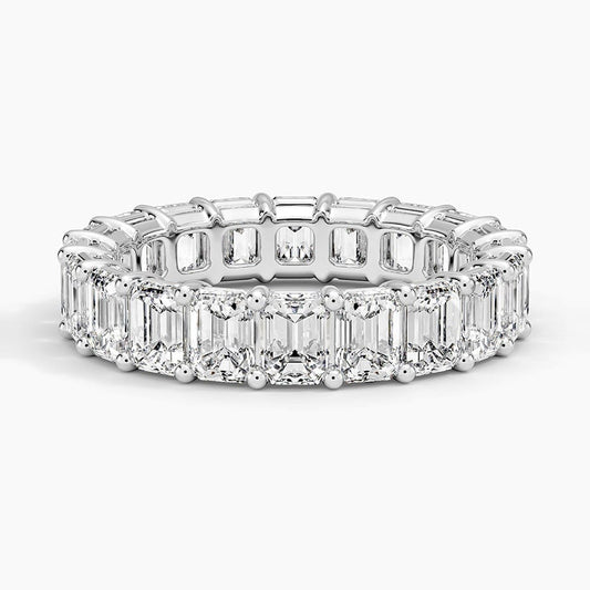 Emerald Eternity Lab Diamond Ring (5 ct. tw.)