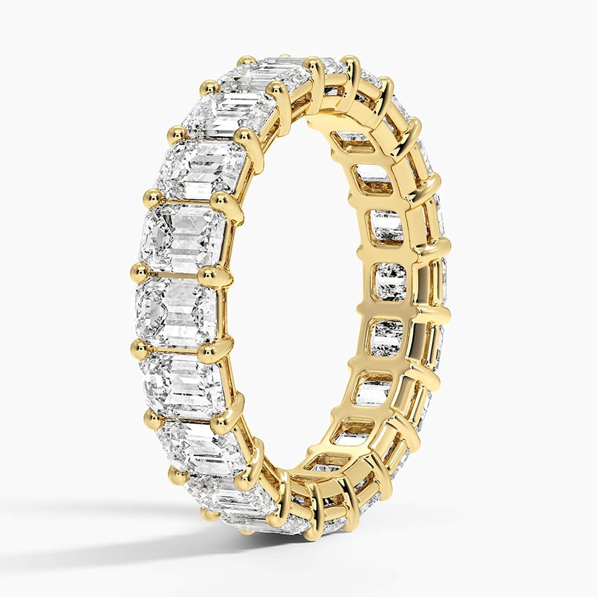 Emerald Eternity Lab Diamond Ring (5 ct. tw.)
