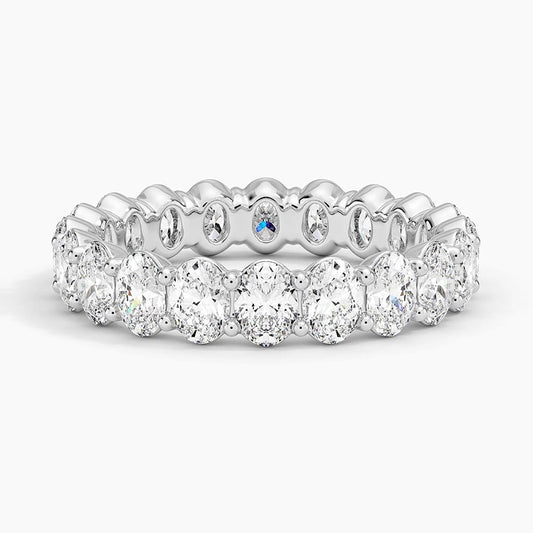 Oval Eternity Lab Diamond Ring (3 ct. tw.)