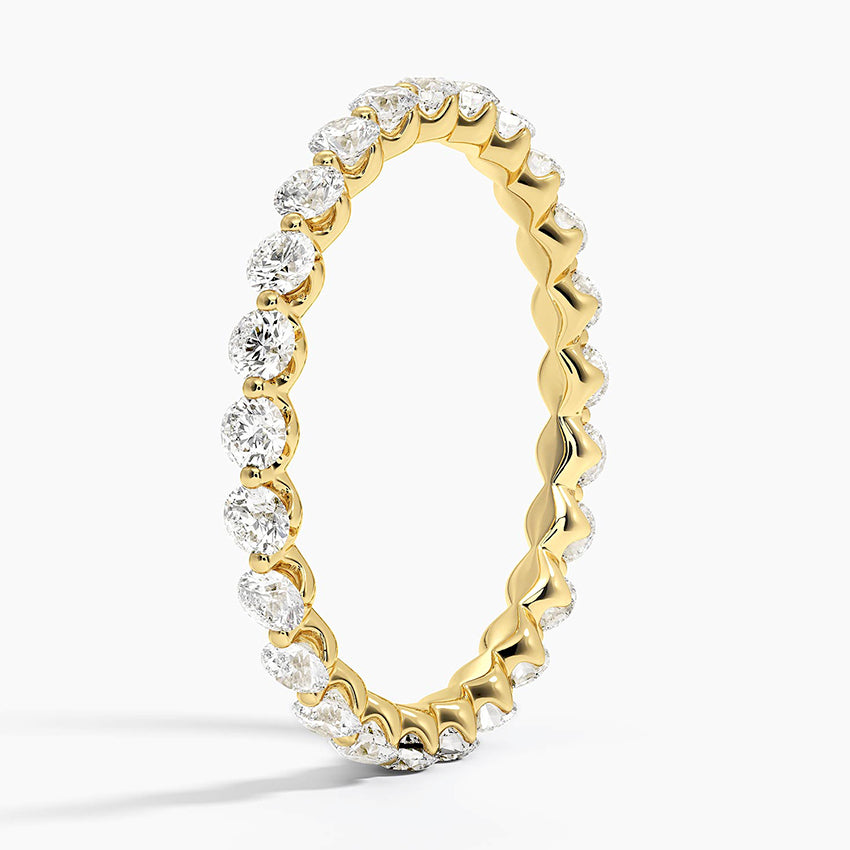 Riviera Eternity Lab Diamond Ring (1 ct. tw.) in 18K Yellow Gold