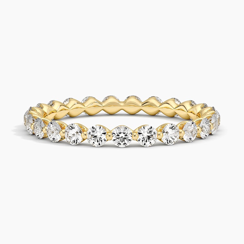 Riviera Eternity Lab Diamond Ring (1 ct. tw.) in 18K Yellow Gold