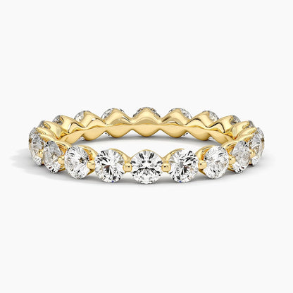 Riviera Eternity Lab Diamond Ring (2 ct. tw.) in 18K Yellow Gold