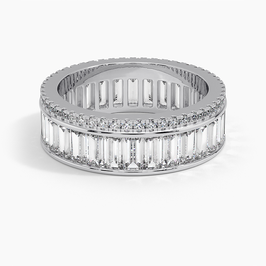London Lab Diamond Ring in 14K White Gold
