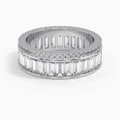 London Lab Diamond Ring in 14K White Gold
