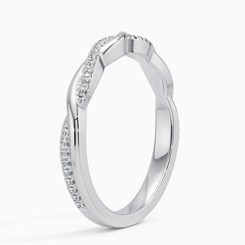 Petite Twisted Vine Lab Diamond Ring (1/8 ct. tw.)
