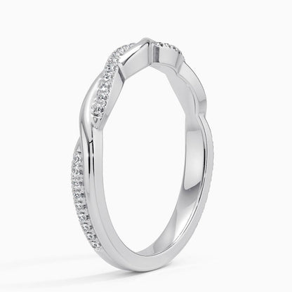 Petite Twisted Vine Lab Diamond Ring (1/8 ct. tw.)