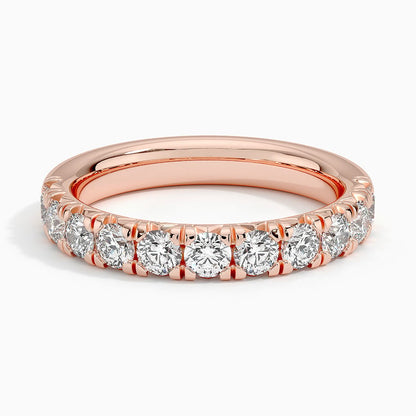 Ellora Half Coverage Lab Diamond Ring (7/8 ct. tw.) in 14K White Gold