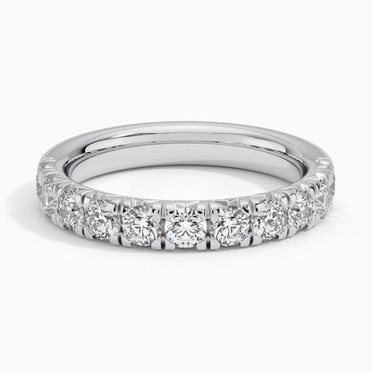 Ellora Half Coverage Lab Diamond Ring (7/8 ct. tw.) in 14K White Gold