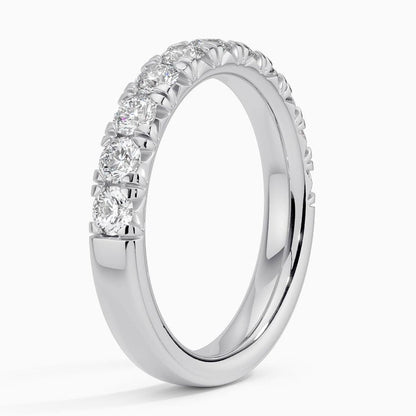 Ellora Half Coverage Lab Diamond Ring (7/8 ct. tw.) in 14K White Gold