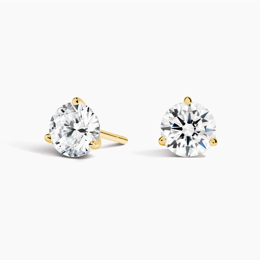 Perfect Martini Lab Diamond Stud Earrings (1 1/2 ct. tw.) in 18K White Gold