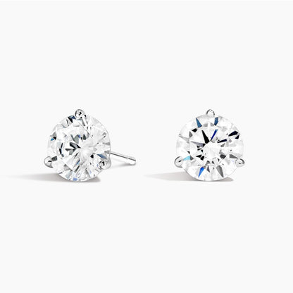 Perfect 4-Prong Certified Lab Diamond Stud Earrings (2 ct. tw.) in Platinum