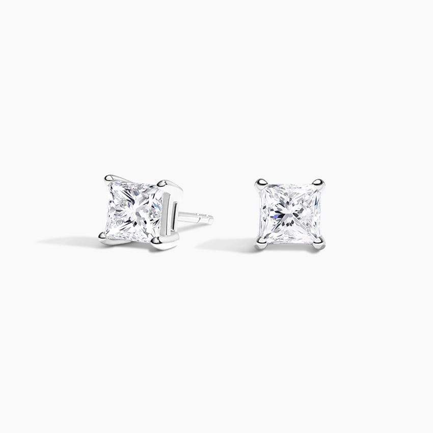 Princess Lab Diamond Stud Earrings (1 1/2 ct. tw.)