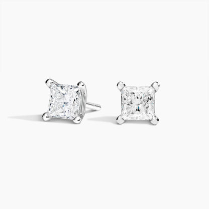 Princess Lab Diamond Stud Earrings (1 1/2 ct. tw.)