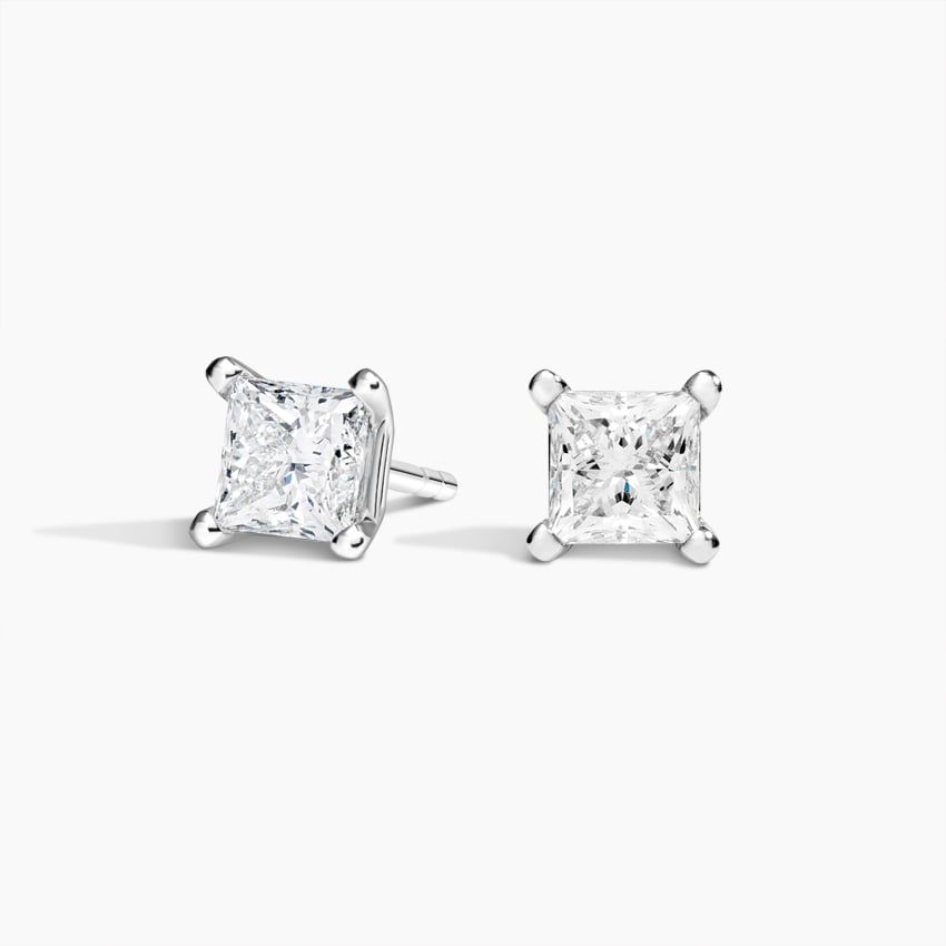 Princess Lab Diamond Stud Earrings (1 ct. tw.)