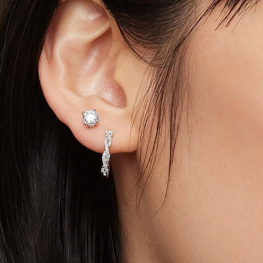 Perfect 4-Prong Lab Diamond Stud Earrings (1 ct. tw.)