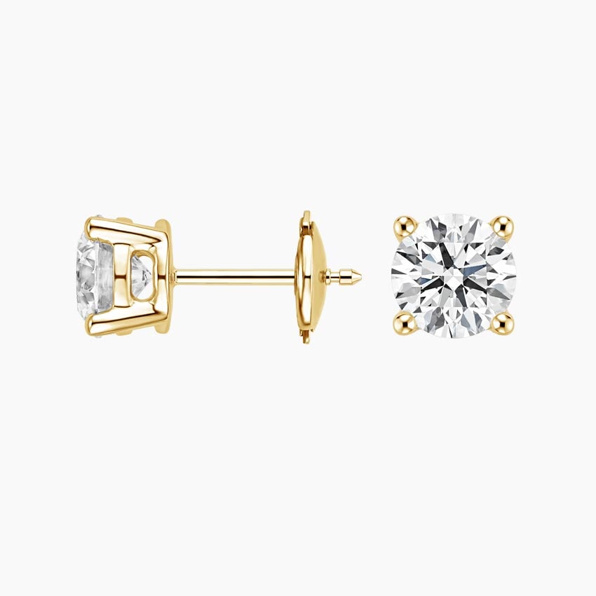 Perfect 4-Prong Certified Lab Diamond Stud Earrings (2 ct. tw.) in Platinum