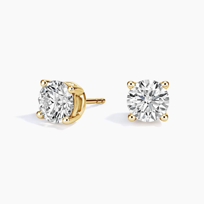 Perfect 4-Prong Certified Lab Diamond Stud Earrings (2 ct. tw.) in Platinum