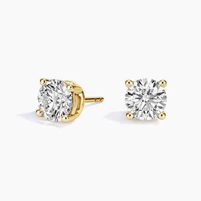Perfect 4-Prong Certified Lab Diamond Stud Earrings (2 ct. tw.) in Platinum