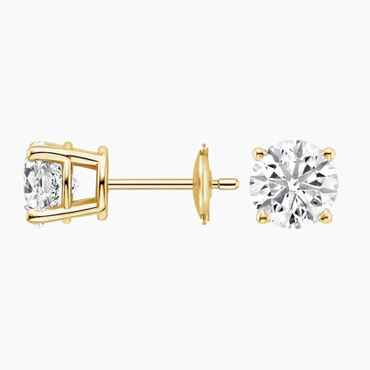 Perfect 4-Prong Certified Lab Diamond Stud Earrings (3 ct. tw.)