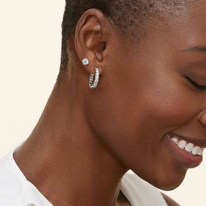 Perfect 4-Prong Diamond Stud Earrings (1 1/4 ct. tw.) in 18K White Gold