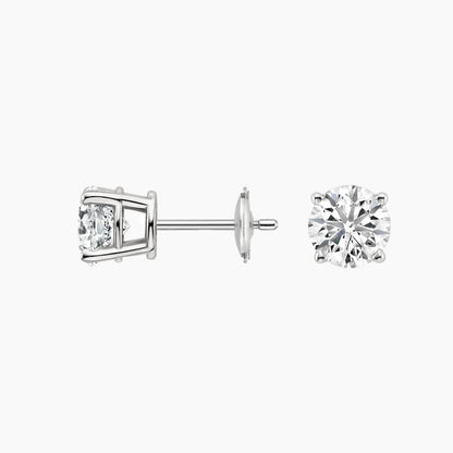 Perfect 4-Prong Diamond Stud Earrings (1 1/4 ct. tw.) in 18K White Gold