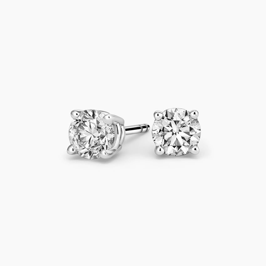 Perfect 4-Prong Diamond Stud Earrings (1 1/4 ct. tw.) in 18K White Gold