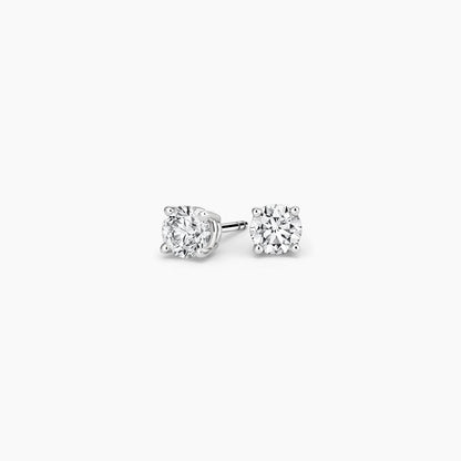 Perfect 4-Prong Diamond Stud Earrings (1 1/4 ct. tw.) in 18K White Gold