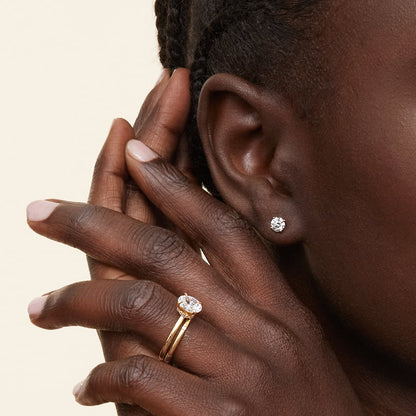 Carbon Capture Lab Diamond Stud Earrings (3/4 ct. tw.)