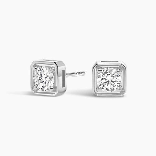 Bezel Prong Lab Diamond Stud Earrings (1 ct. tw.)