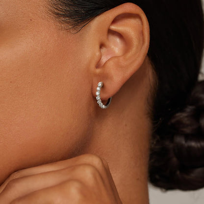 Virtual Try On add_img1 img  Colette Lab Diamond Hoop Earrings (1/2 ct. tw.)