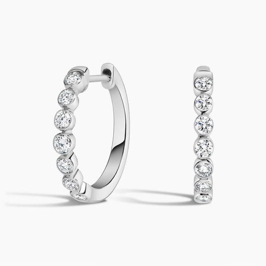 Virtual Try On add_img1 img  Colette Lab Diamond Hoop Earrings (1/2 ct. tw.)