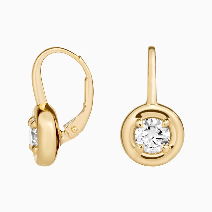 Andrea Cushion Lab Diamond Drop Earrings (7/8 ct. tw.