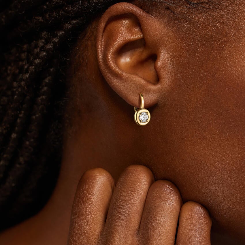 Andrea Cushion Lab Diamond Drop Earrings (7/8 ct. tw.