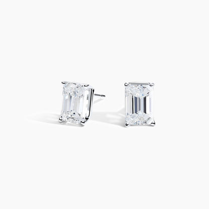 Emerald Cut Lab Grown Diamond Stud Earrings (1 ct. tw.)