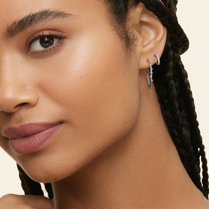 Pavé Lab Diamond Huggie Earrings (1/5 ct. tw.)