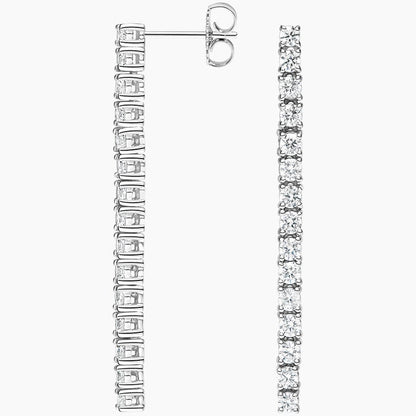 Lab Diamond Tennis Earrings (1 2/5 ct. tw.)