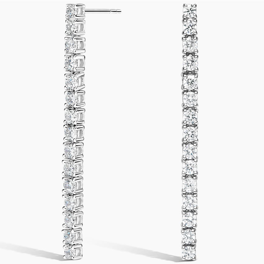 Lab Diamond Tennis Earrings (1 2/5 ct. tw.)