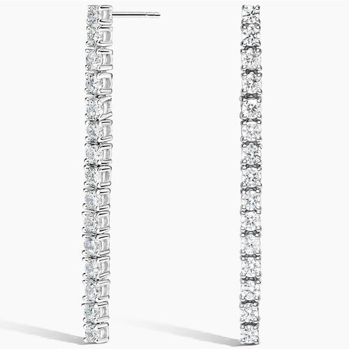 Lab Diamond Tennis Earrings (1 2/5 ct. tw.)