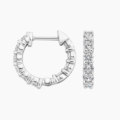 Petite Alisha Lab Diamond Huggie Earrings (1 1/2 ct. tw.)