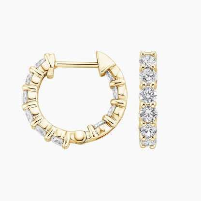 Petite Alisha Lab Diamond Huggie Earrings (1 1/2 ct. tw.)