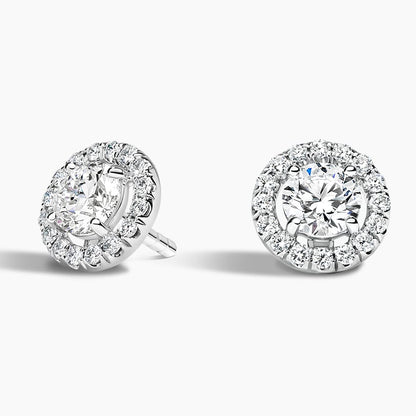 Lab Grown Diamond Halo Stud Earrings (1 1/5 ct. tw.)