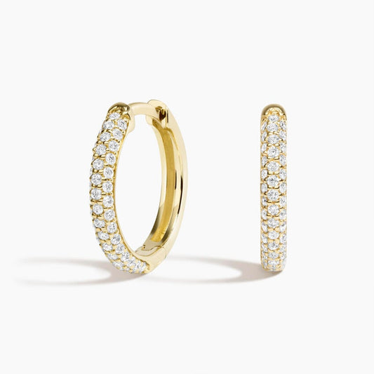 Lab Diamond Tube Huggie Earrings (1/3 ct. tw.)