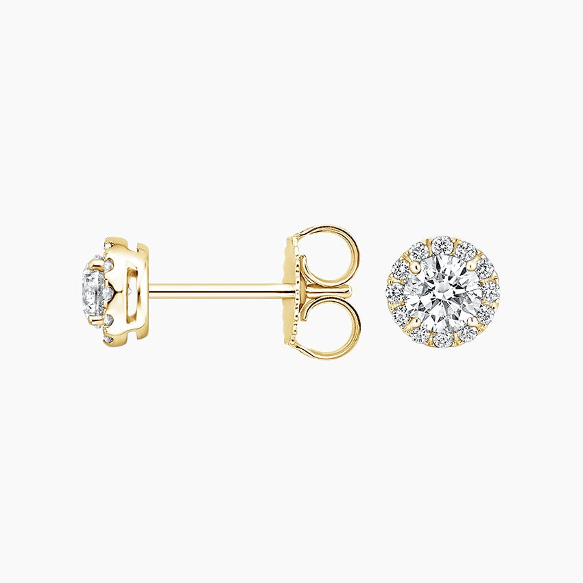 Lab Grown Diamond Halo Stud Earrings (5/8 ct. tw.)