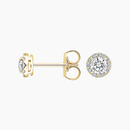 Lab Grown Diamond Halo Stud Earrings (5/8 ct. tw.)
