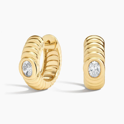 Vera Lab Diamond Hoop Earrings (1/3 ct. tw.)