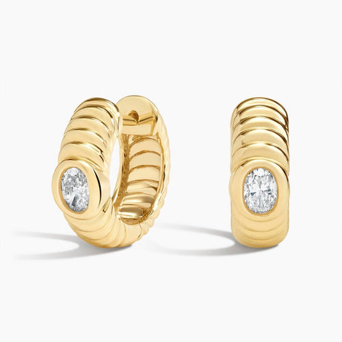 Vera Lab Diamond Hoop Earrings (1/3 ct. tw.)